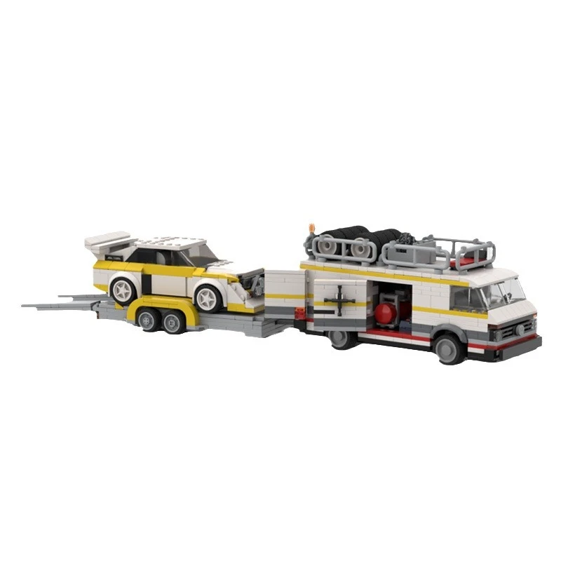 Quattro S1 E2 Transporter Educational Assembled Toys Car Model