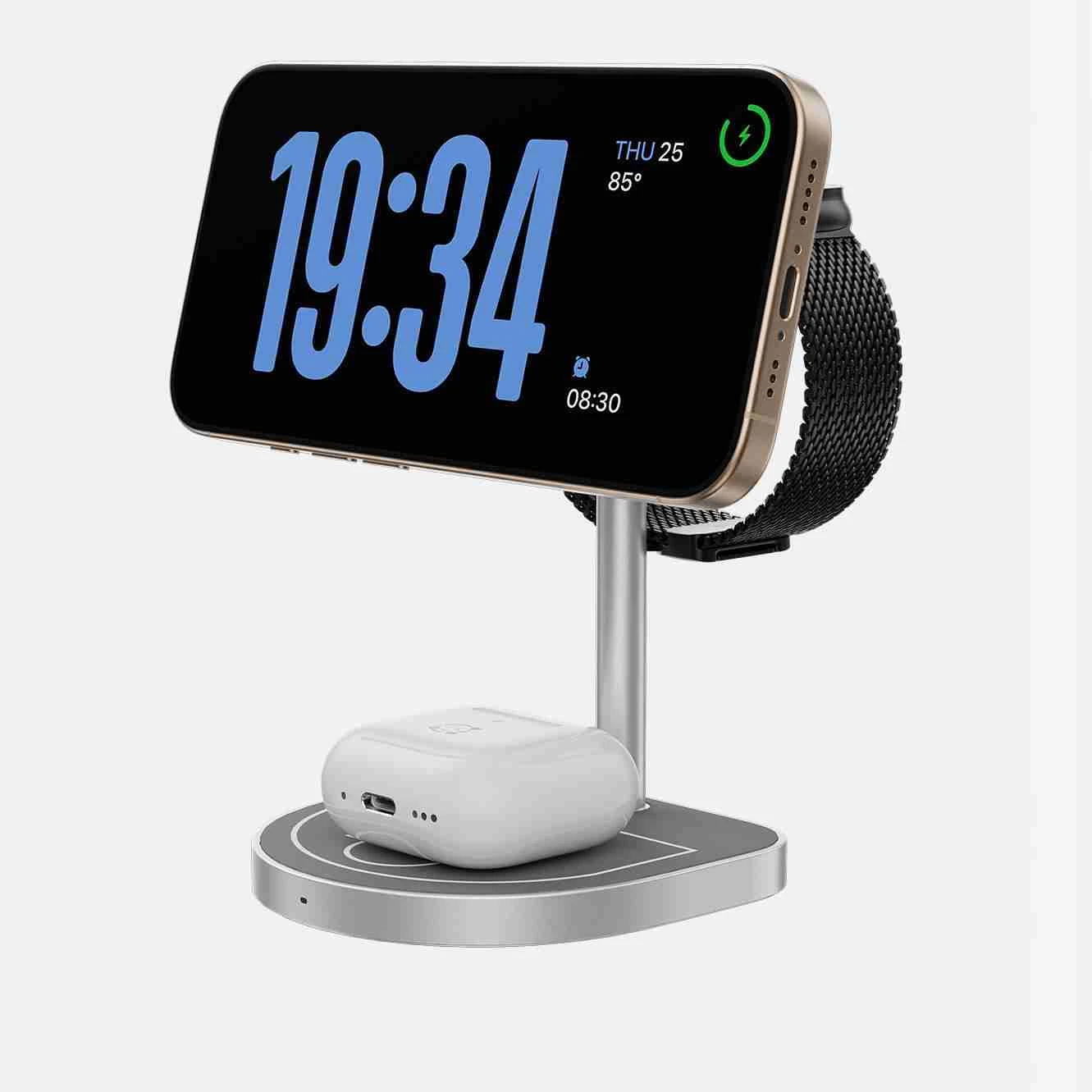 Three-in-one Basketball Magnetic Wireless Charger
