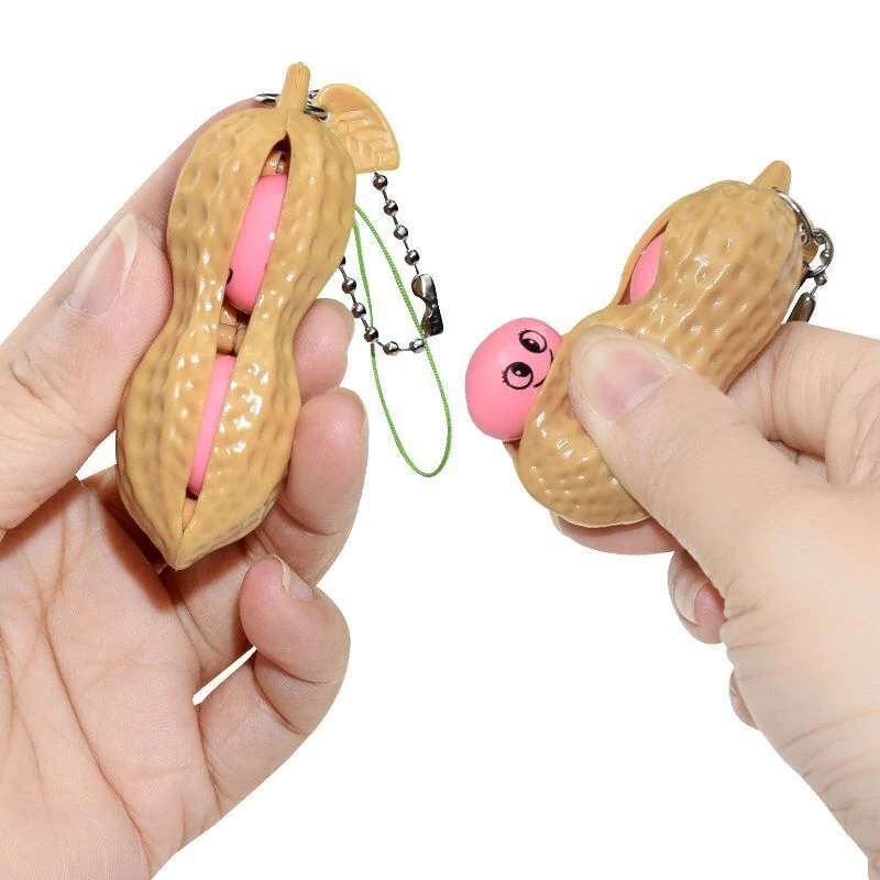 Decompression Peanut Decompression Peanut Small Bean Squeeze Music Squeezing Toy