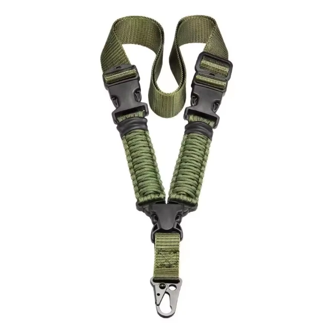 Adjustable Nylon Quick Release Hunting Accessories Shooting Sling Multi Functional Woven Rope Nylon Gun Sling