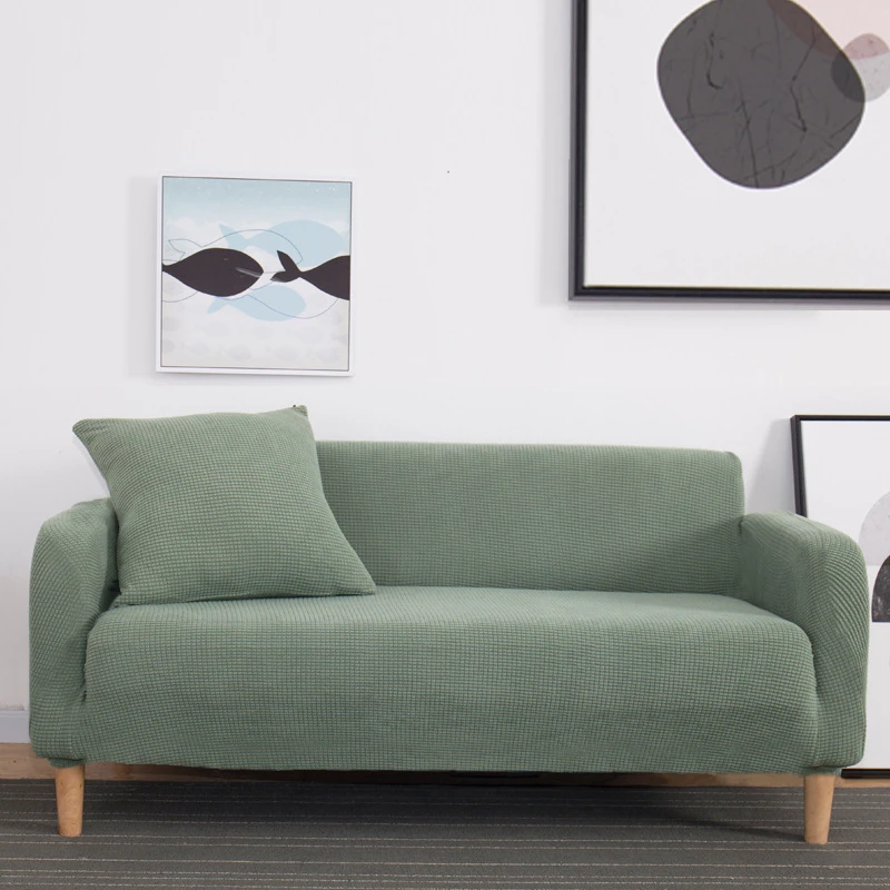 Single Double Three-seat Knitted Thickened Sofa Cover
