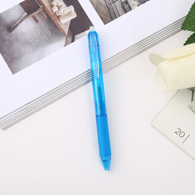 Color Erasable Gel Pen Push-type Thermal Erasable Pen
