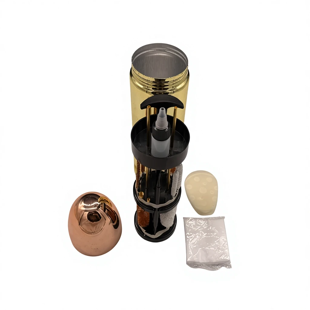 Luxury Copper Universal Cleaning Kit - High-Efficiency Outdoor Shooting And Hunting Accessories - Portable Cleaning Solution