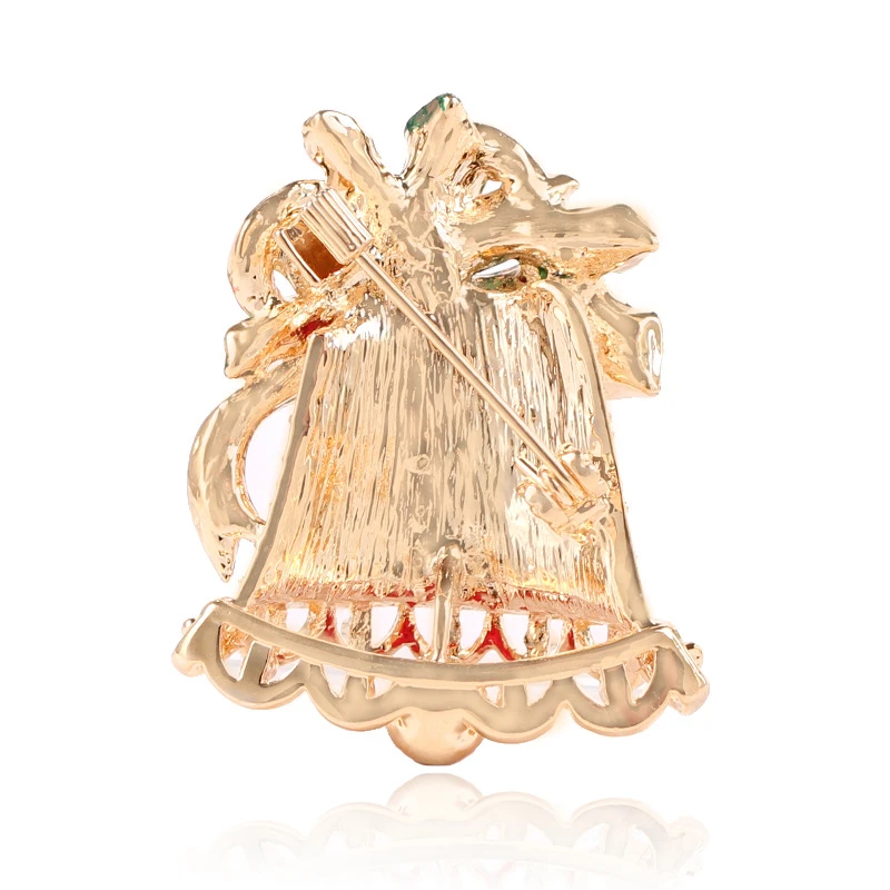 Creative Christmas Bell Brooch