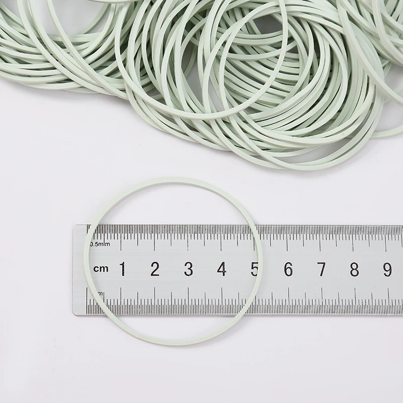 Wanlin 500g Elastic Rubber Bands Office Supplies Rubberbands White