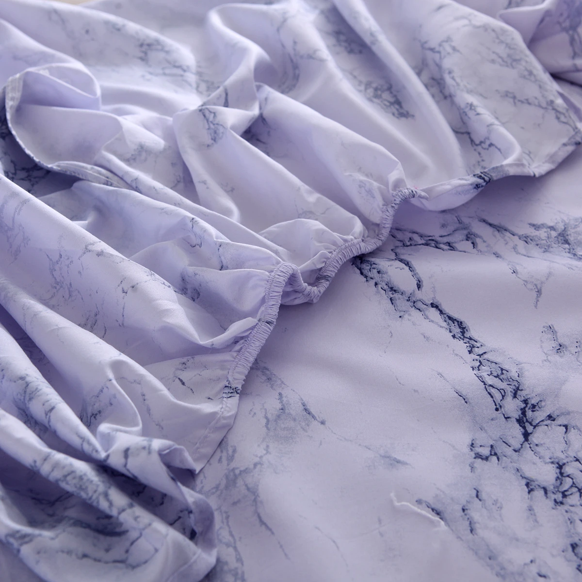 Stone Pattern Fitted Sheet Four-piece Set