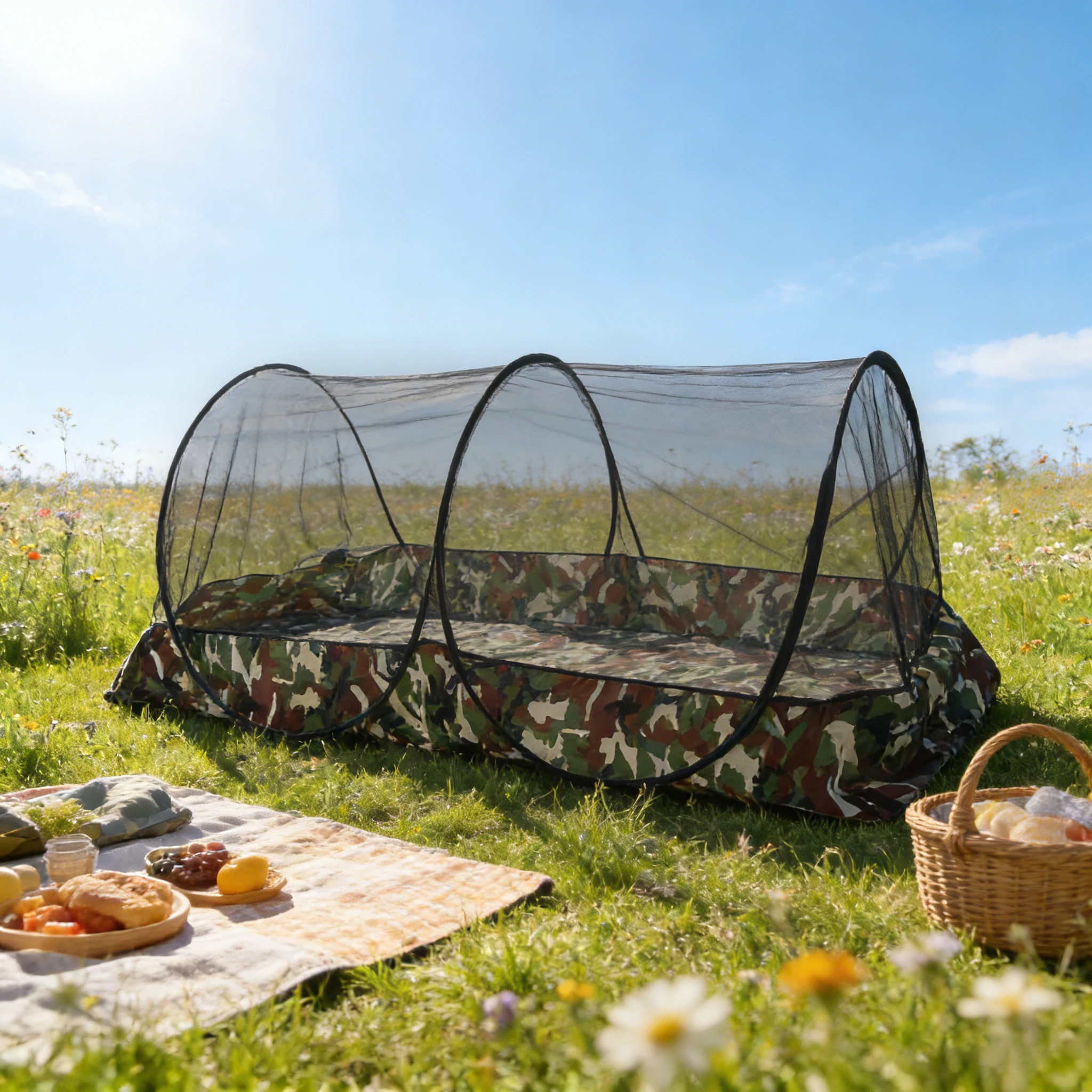 Portable Outdoor Tent No Assembly Required For Wilderness Camping And Mosquito Protection Hiking Mosquito Net