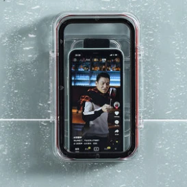 BathroomMobile Phone Box WaterproofStand Toilet Storage Artifact Toilet Bath Rack Kitchen Chase Drama Watching TV