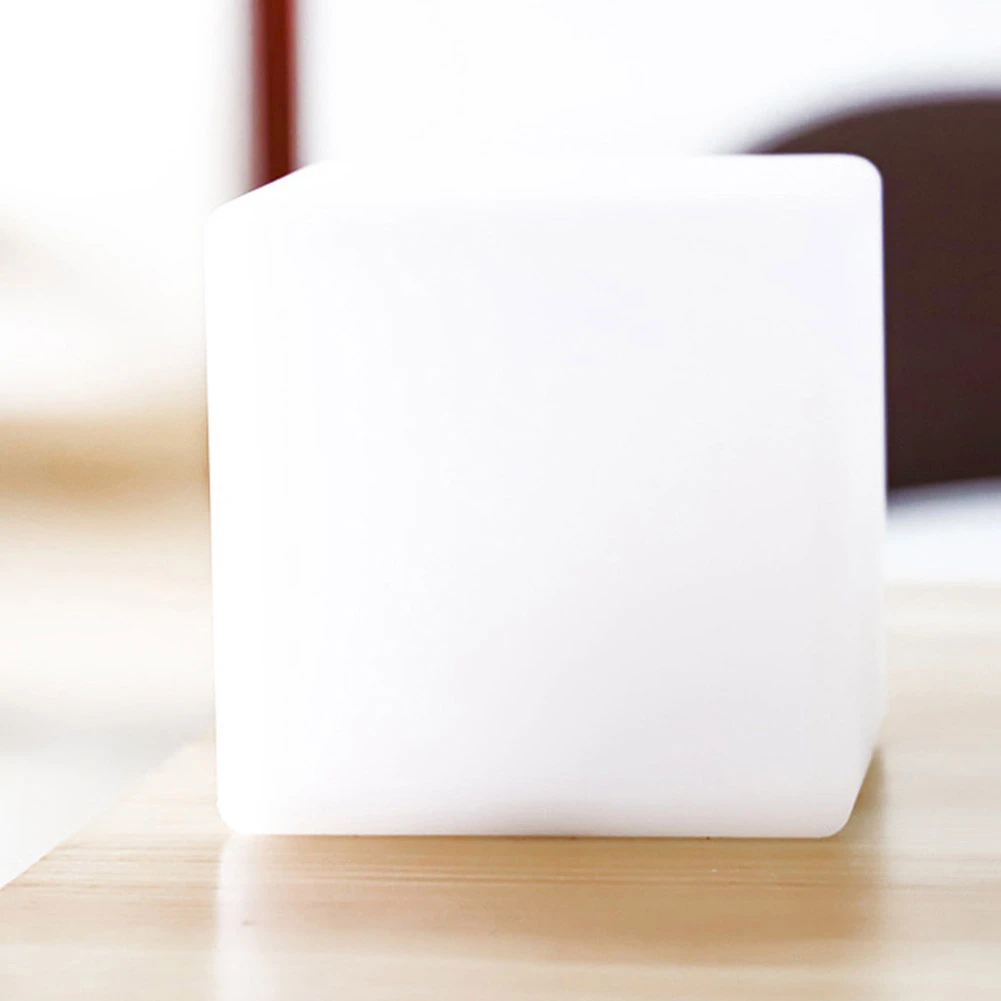 Cube Restaurant Atmosphere Table Lamp Luminous Square Decorative Table Lamp