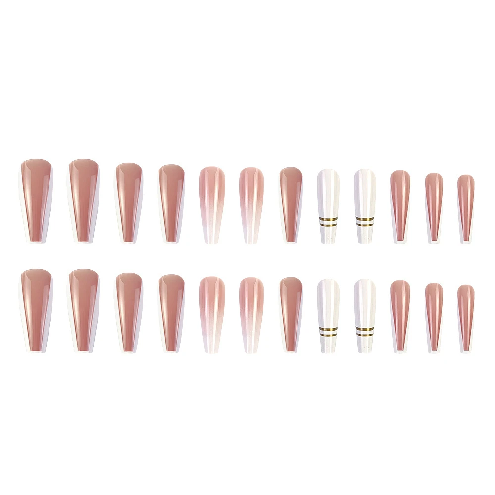 Women's Simple French Gradient Nail Sticker