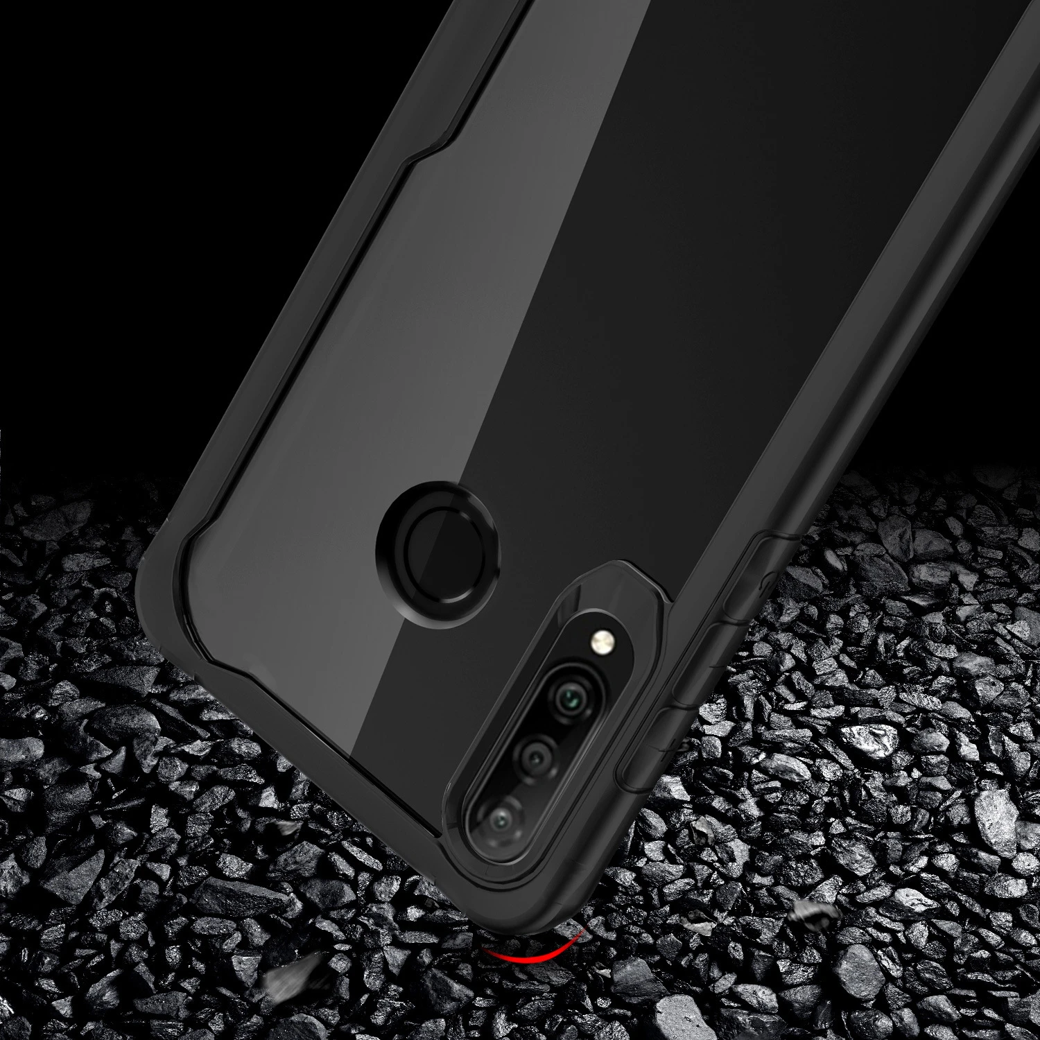 Simple Anti-drop Transparent Mobile Phone Case