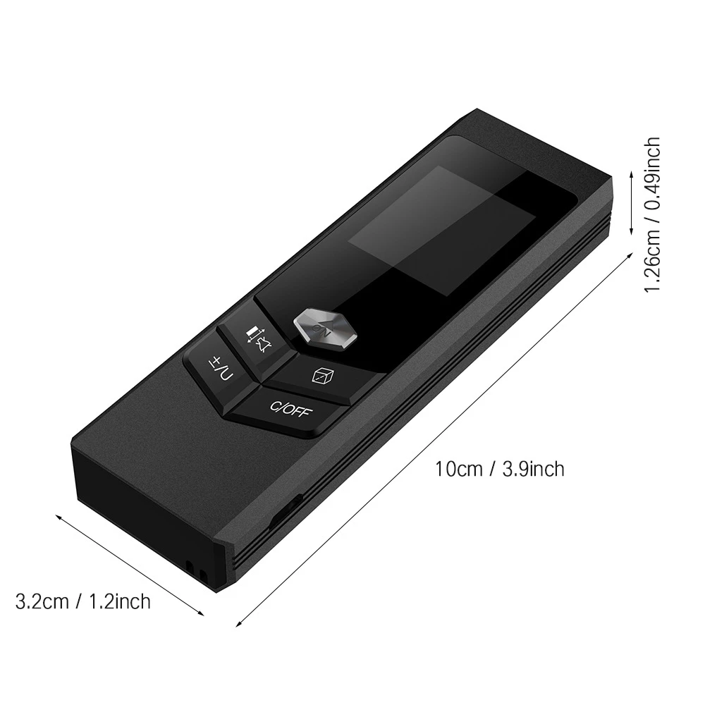 Mini Aluminum Alloy Laser Ranging High-precision Infrared Laser Ruler