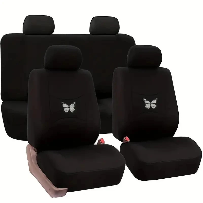 5-Seat Car Seat Cover, Classic And Timeless Design, Thin 2mm Thickness, Suitable For All Seasons