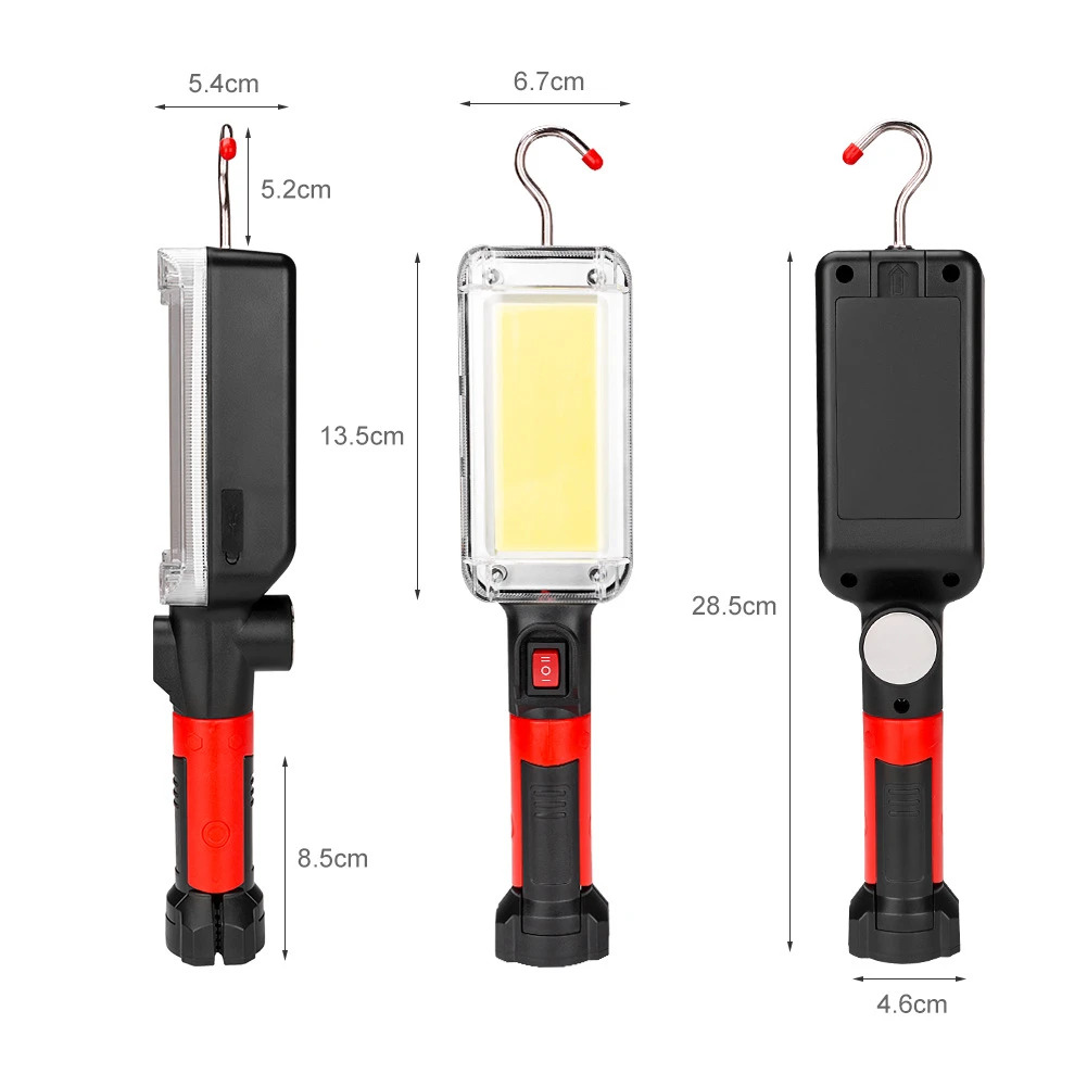 High-power Multifunctional Lighting Lamp With Magnet Hook