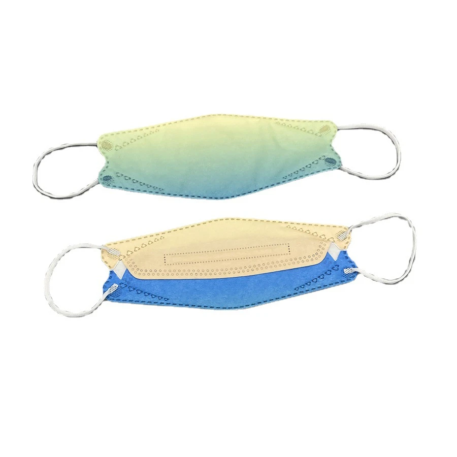 Willow Shaped Fish Mouth Type Gradient Color Tide Brand Mask