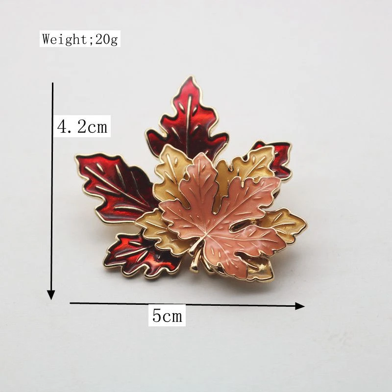 Maple Leaf Brooch
