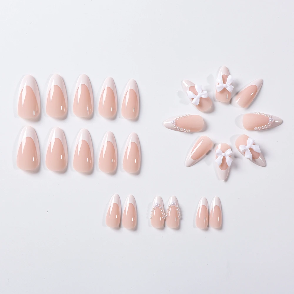 Pure Bow Wear Armor Nail Sticker