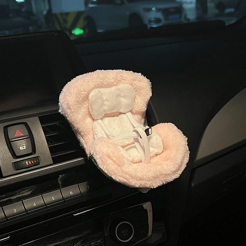 Cute Automobile Aromatherapy Baby Doll Seat Car Air Vent Decoration