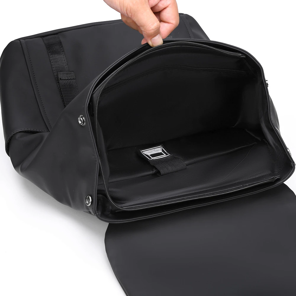 Men's Stylish Backpack With Side Pockets, Great For College And Outdoor Activities, Sturdy & Roomy