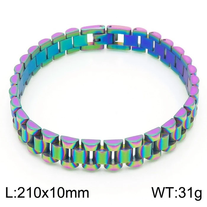 Classic Fashion Men's Personality Fashion Titanium Steel Bracelet