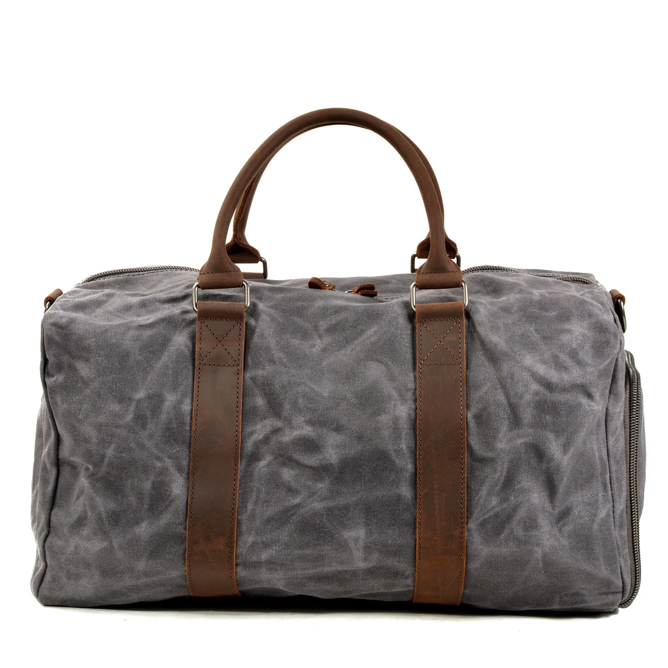 Men's One-shoulder Portable Training Dry Wet Separation Swimming Large Capacity Canvas Luggage Travel Bag