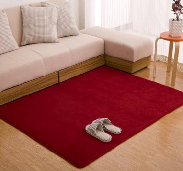 Memory cotton coral velvet carpet Living room bedroom door mats Bathroom kitchen non-slip absorbent carpets