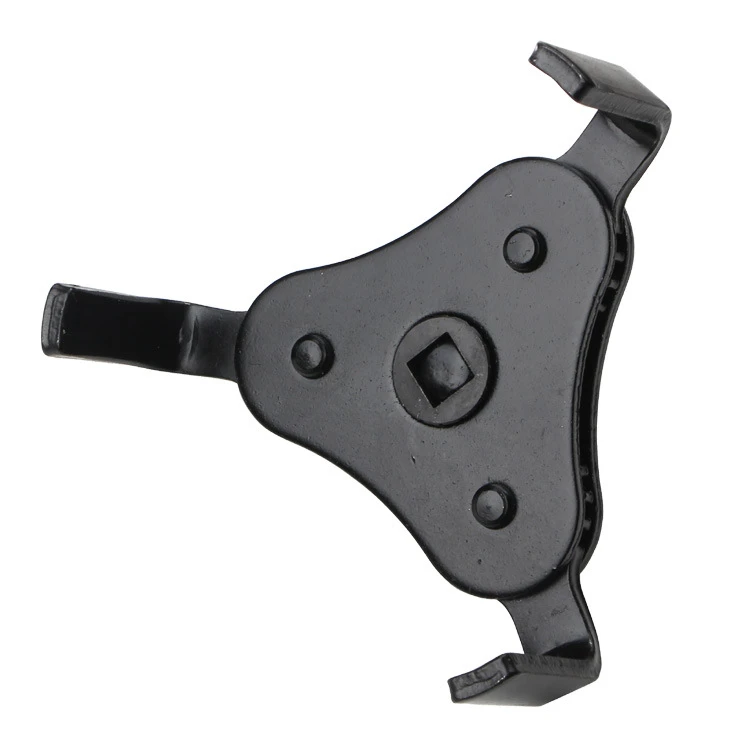 Flat three-jaw machine filter wrench