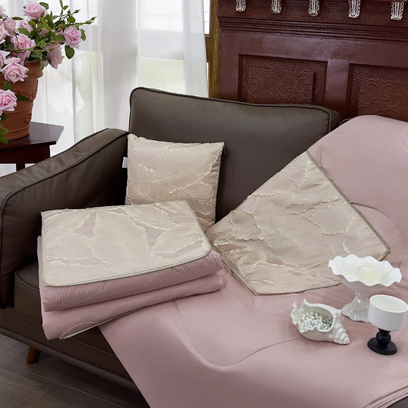 Pillow And Quilt Cotton Summer Two-in-one Car Siesta Appliance Pad Dual-purpose Air Conditioner Quilt