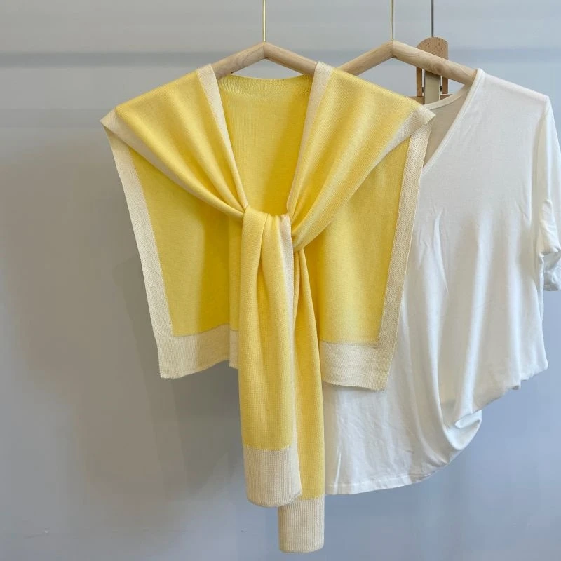 Scarf Matching Shirt Color Matching Classic Style Outer Wear Small Waistcoat