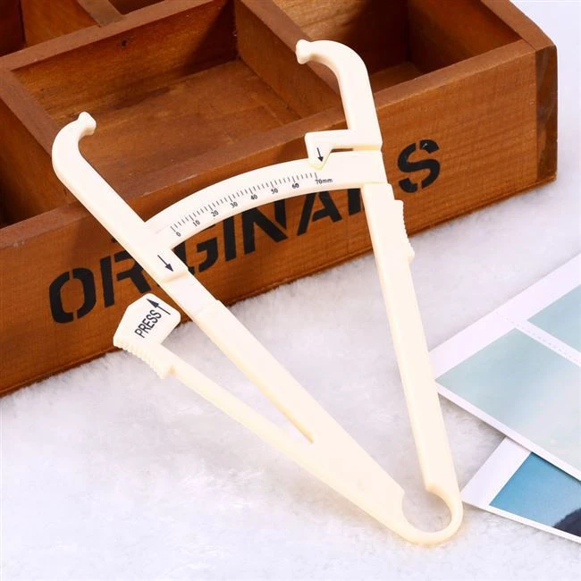 Fat Caliper Skin Fold Thickness Meter Body Fat Measuring Instrument Sebum Clamper Measuring Body Fat