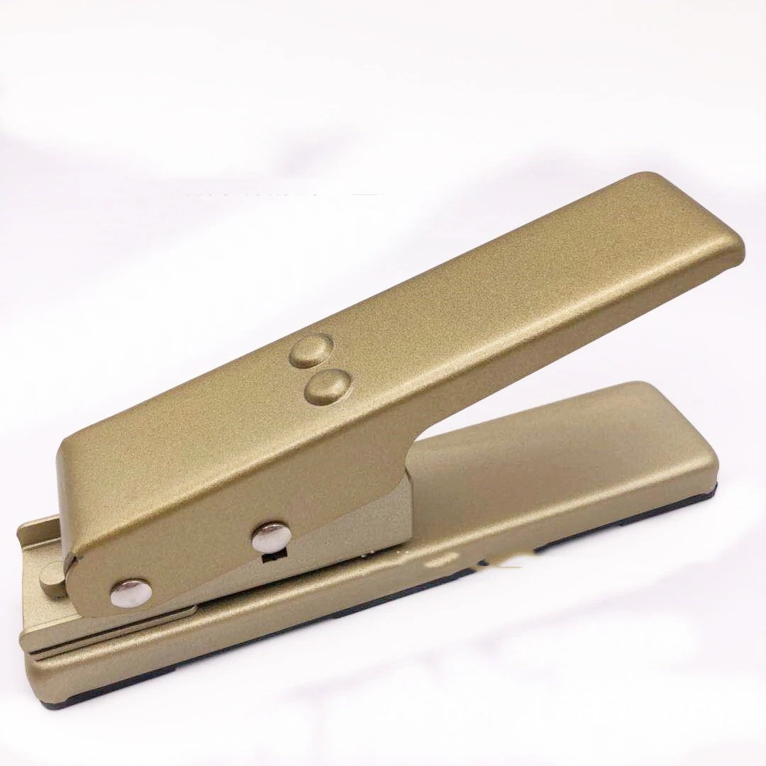 Gold Metal Guitar Pick Card Cutter Accessories
