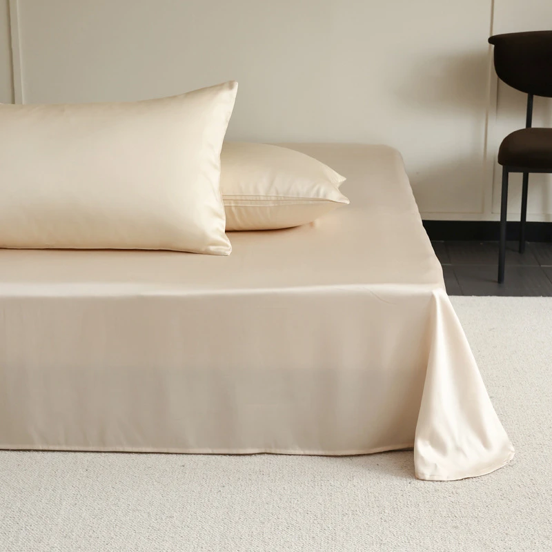 Tencel Single Monofilament Soft Single Bed Double Rounded Quilt Sheet