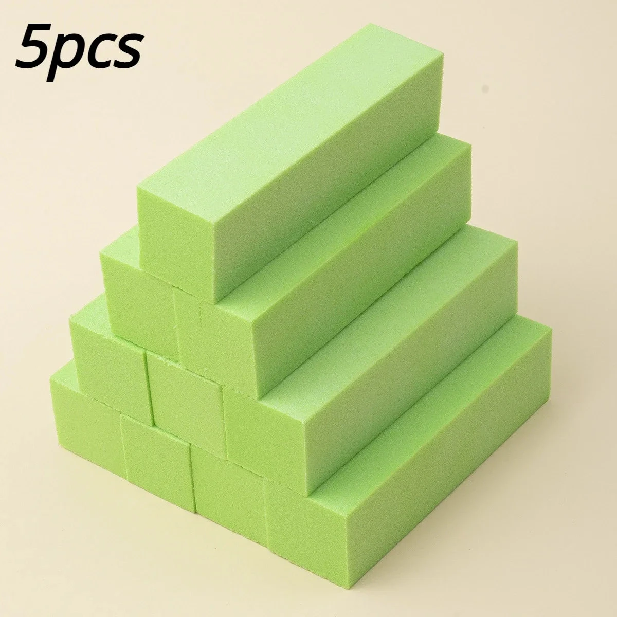 Nail White Tofu Block Color High Foaming Four Sides Grinding Block