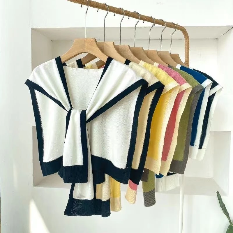 Air-conditioned Room Shawl Shoulder Neck Protection Fake Collar Skirt