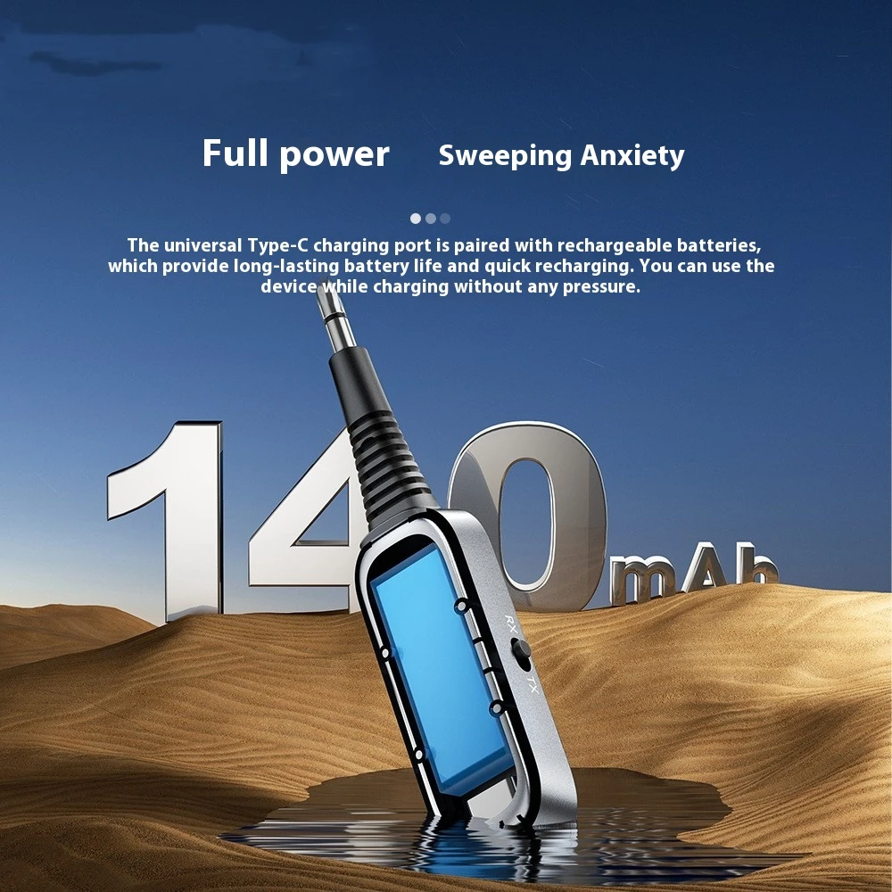 Two-in-one Bluetooth Receiver Transmitter