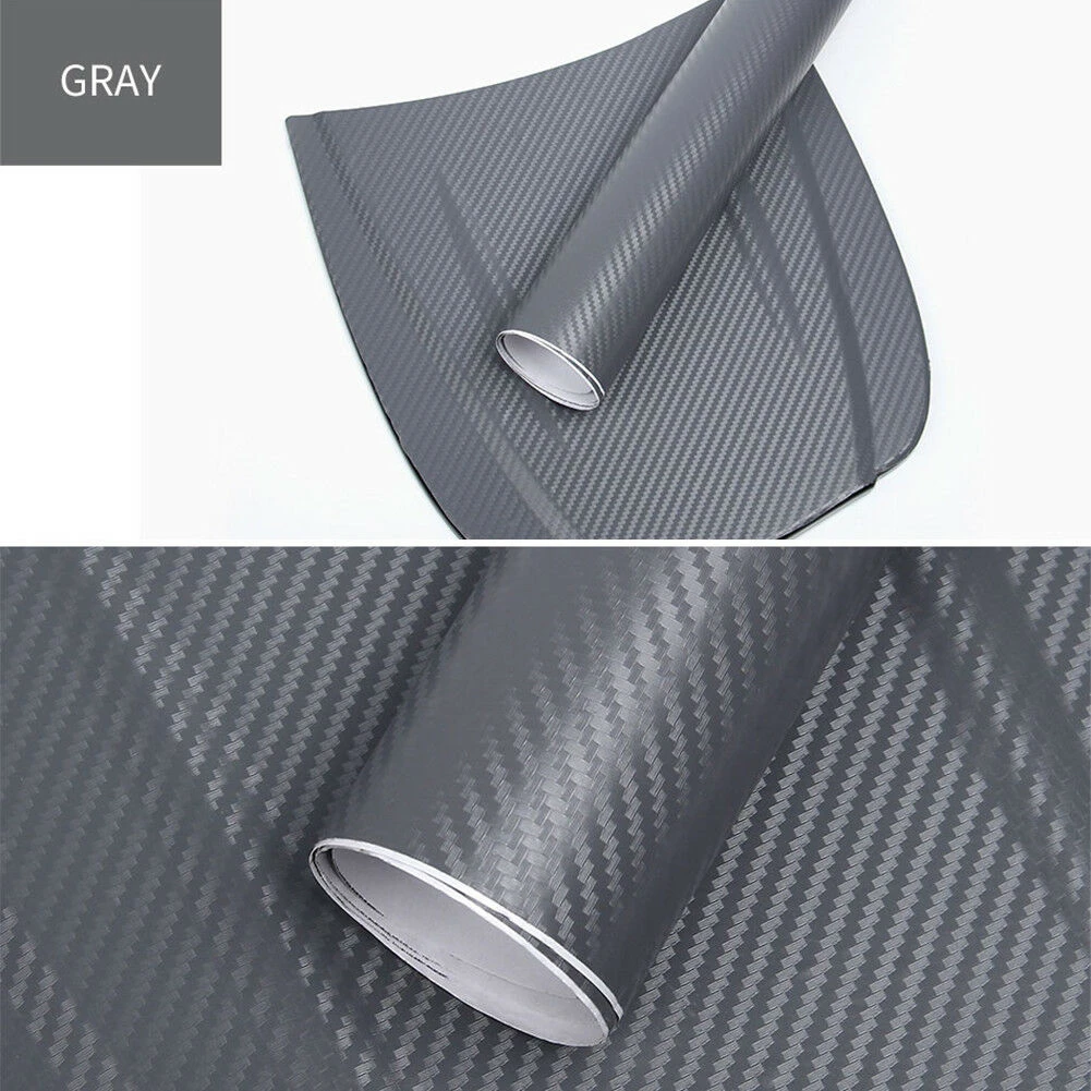3D Stereo Carbon Fiber Stickers Car Body Interior And Exterior Decoration Change Decoration