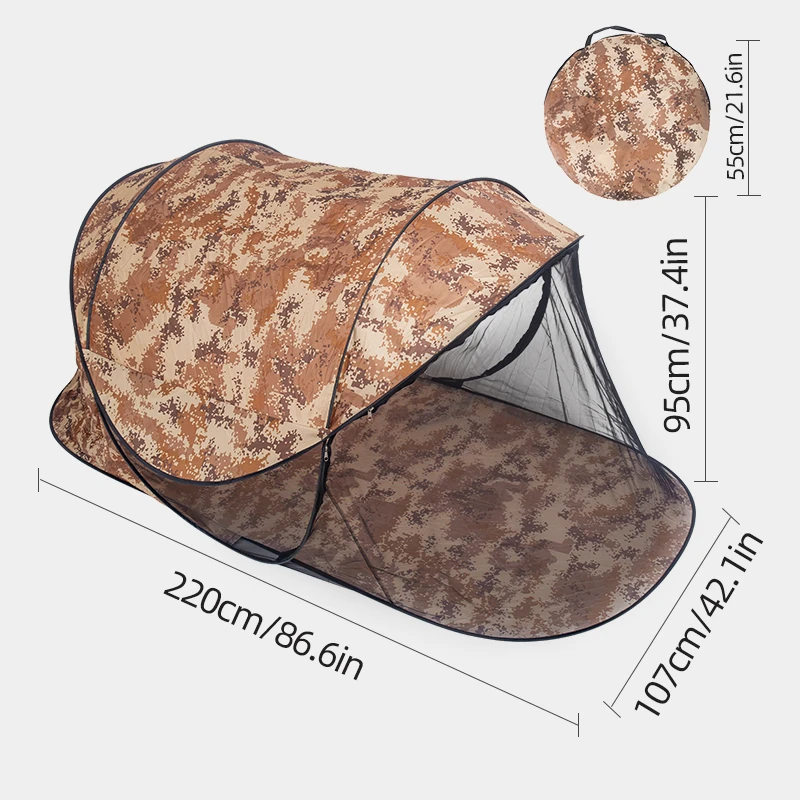 Oval-Shaped Extra-Large Outdoor And Indoor Mosquito Net Tent