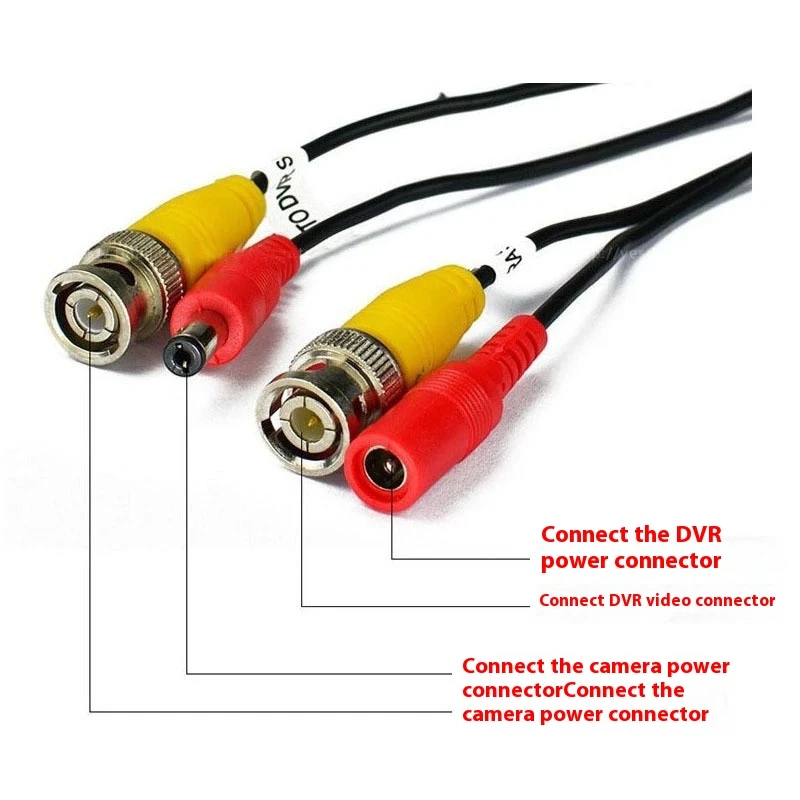BNC DC Power Video Integrated Cable DVR Wiring