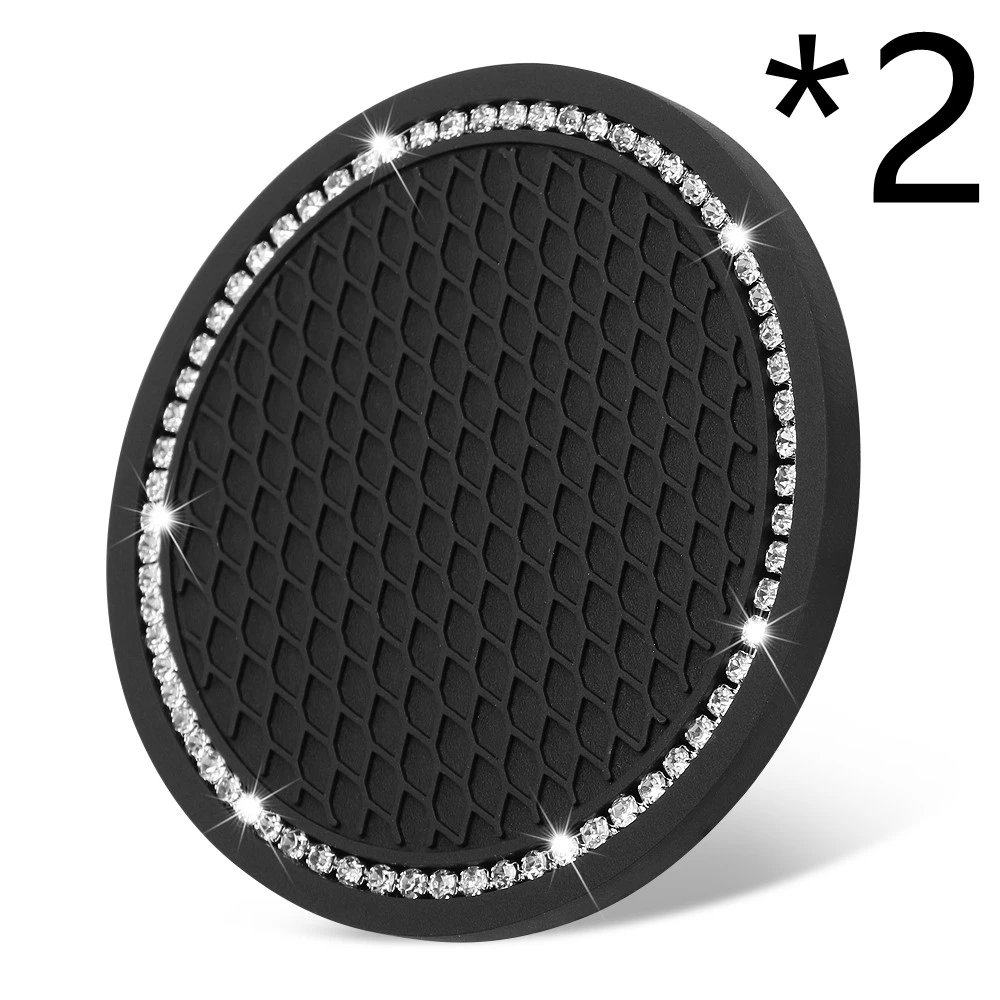 Rhinestone Water Coaster Diamond Car Anti-skid Pad Creative