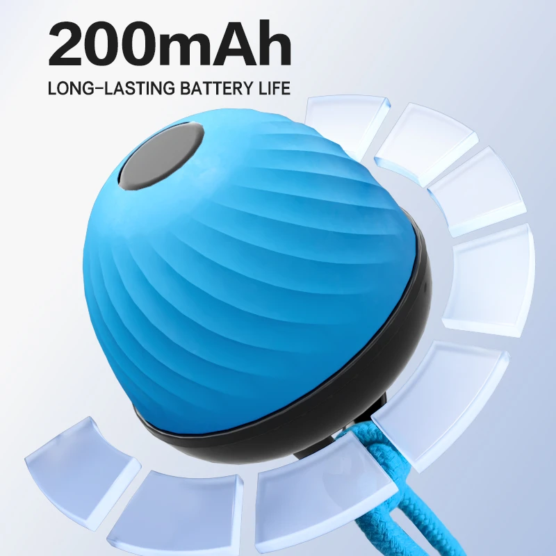 Smart Dog Cat Toy Ball Electronic Interactive Pet Toy Moving Ball Rope USB 3 Modes Automatic Moving Bouncing For Puppy Chew Products Pets Products