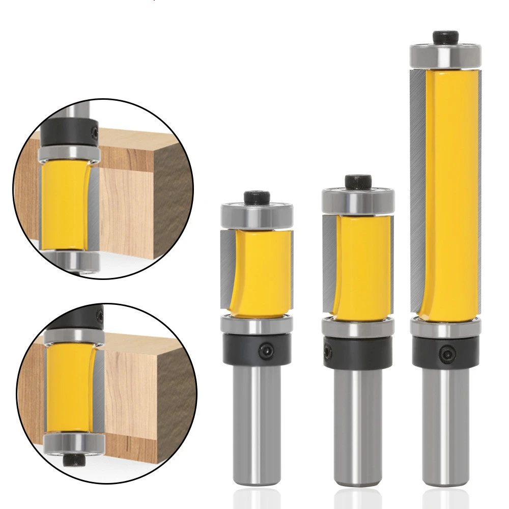 Double-bearing trimming knife slotting knife