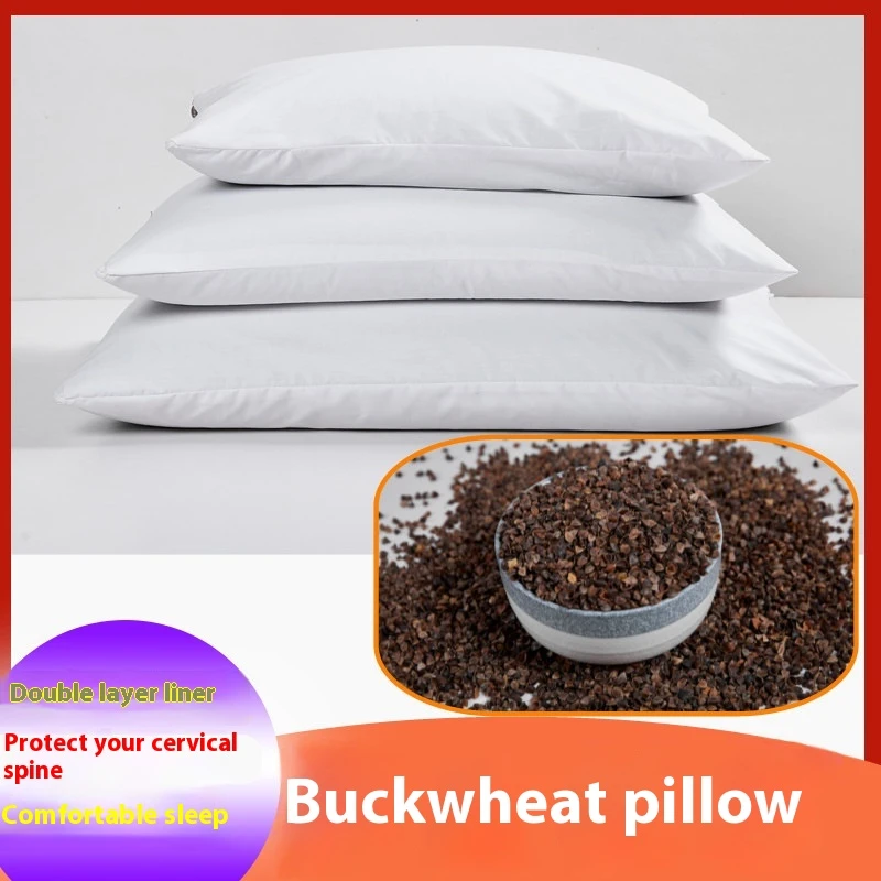 Buckwheat Summer Double-layer Liner Pillow